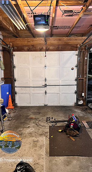 Garage door and opener service